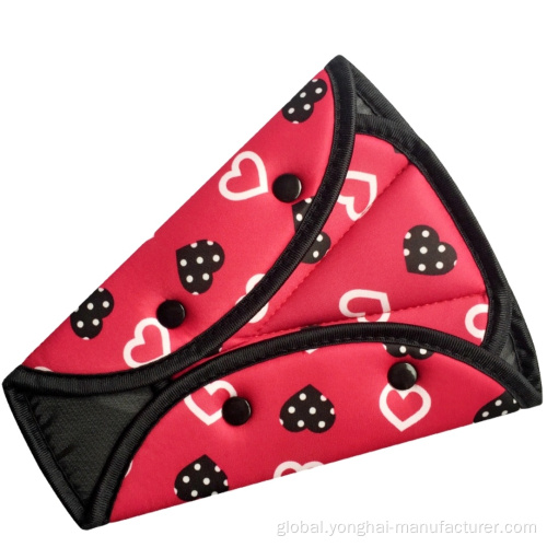 Seat Belt Pads Printed triangle safety belt shoulder pad Factory